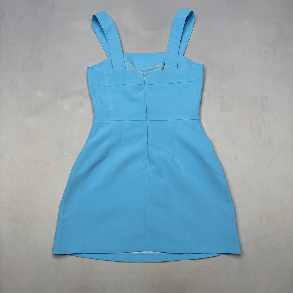Amanda Uprichard Ace Mini Dress in Pacific Women's XS - Picture 4 of 12